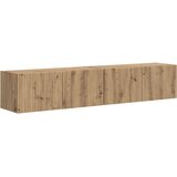 TV zidni ormar 2 pcs Umjetnička hrastovina 78,5 x 31 x 29,5 cm | shoptok.hr