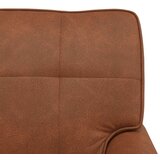  Ležaljka s jastukom Smeđa 91 x 157 x 91 cm Antikni PU | shoptok.hr
