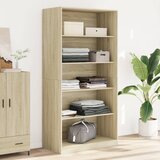 vidaXL Garderobna omara sonoma hrast 100x50x200 cm iverna plošča Cene