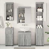  Set namještaja za kupaonicu TULUM 5 pcs Siva Sonoma | shoptok.hr