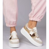 D/CEO marka niezdefiniowana Leopard glitter sneakers with animal print Bertula | Shoptok.si