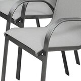 Gardenson Vrtni Set Amalfi, 5-Delno, Aluminij, Steklo | Shoptok.si