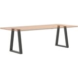 Noge za blagovaonski stol V-oblika 2 kom antracit 60 x (72-73,3) cm čelik | shoptok.hr