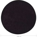 vidaXL perivi tepih φ 120 cm antracit protuklizni | shoptok.hr
