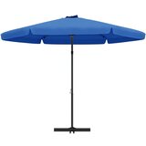  Vrtni suncobran s čeličnom šipkom 300 cm azurno plavi | shoptok.hr
