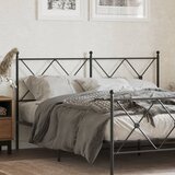The Living Store Kovinsko posteljno vzglavje črno 160 cm - Vzglavje, (21659845) Cene