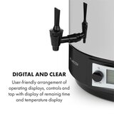 Klarstein KonfiStar 60 digital avtomat za vkuhavanje zalogovnik za pijačo, Srebrna, (20759583) | Shoptok.si