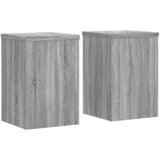 Furnova Stojalo za rastline 2 kosa siva sonoma 20x20x30 cm inž. les, (21920861) | Shoptok.si