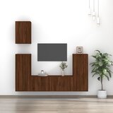 The Living Store Komplet TV omaric 5-delni rjav hrast inženirski les - Komplet TV Omaric, (21374199) Cene
