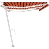  Automatska tenda sa senzorom LED 600 x 300 cm narančasto-smeđa | shoptok.hr