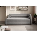 ELTAP Siva sklopiva/s prostorom za odlaganje sofa od bouclé tkanine s desnim kutom 223 cm Fabillo – | shoptok.hr