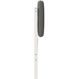  Tapecirani uzglavlje s uzglavljem Bijela i svijetlo siva 140 cm | shoptok.hr