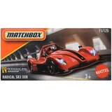Mattel Matchbox: Papirnata kutija Radical SR3 XXR autić 1/64 - | shoptok.hr