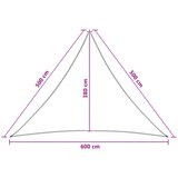 Jedrilica za sunčevu sjenu 5 x 5 x 6 m HDPE | Eponuda.ba