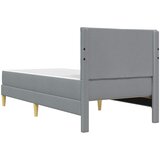  Okvir kreveta s madracem Svijetlo siva 90 x 190 cm tkanina | shoptok.hr