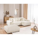 Ropez Krem tabure od samta Justin – | shoptok.hr