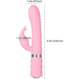 Pillow Talk Lively - vibrator za polnjenje s paličico (roza) | Shoptok.si