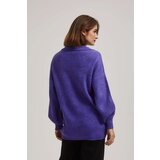 Marisse Purple V-Neck Sweater | ePonuda.com
