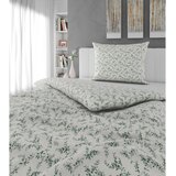 Esposa POSTELJNINA Mavie 140/200 cm saten zelena | Shoptok.si