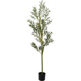 vidaXL Umjetna maslina 800 listova 200 cm zelena - 200 cm 1 | shoptok.hr