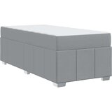  Konstrukcija postelje z vzmetnico Svetlo siva 90 x 190 cm blago, (5000124137) | Shoptok.si
