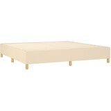  s oprugama i madracem krem 200 x 200 cm od tkanine | shoptok.hr