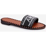 Boto Women's Flat Sandals With Decoration Amore Black Avelina | Shoptok.si