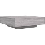  The Living Store Klubska mizica siva sonoma 100x100x31 cm inženirski les - Klubska Mizica, (21502412) | Shoptok.si