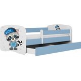 MID.YOU Dječji krevet Dreamy rakun 160x80 sa madracem s ladicom Plava | shoptok.hr