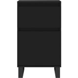  Komode 2 kom crne 40 x 35 x 70 cm od konstruiranog drva | shoptok.hr