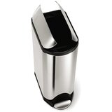 simplehuman Kanta mat srebrne boje s pedalom Butterfly, 45 l | shoptok.hr