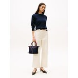 Tommy Hilfiger Ročna torbica temno modra / karamel / živo rdeča / bela | Shoptok.si