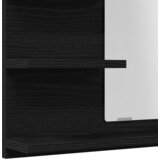  Kupaonsko ogledalo crni hrast 60x10,5x45 cm konstruirano drvo | shoptok.hr