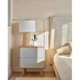 Kave Home Sivi/u prirodnoj boji noćni ormarić Anielle – | shoptok.hr