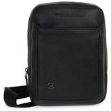 Piquadro Torbe za čez ramo N BORSELLO ORGANIZZATO Črna u