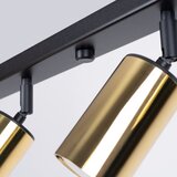 Sollux Lighting Stropna svetilka WINX 6L črna/zlata, (21347466) | Shoptok.si