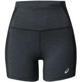 Asics Sportske hlače 'DISTANCE SUPPLY 5IN SPRINTER' crna / crna melange / bijela