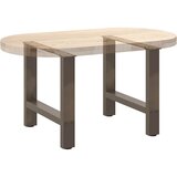  Noge za klub stolić prirodni čelik 2 kom 60 x (42-43) cm čelik | shoptok.hr