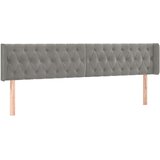  LED uzglavlje svjetlosivo 183x16x78/88 cm baršunasto | Eponuda.com