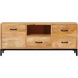 TV stalci s ladicama Smeđa 110 x 30 x 46 cm Čvrsto drvo manga | shoptok.hr