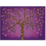  Tapeta - abstract: tree (violet) 300x231 | shoptok.hr