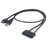 Akasa trdi diski/SSD adapter [1x kombiniran ženski konektor SATA, 15 + 7 polov - 1x moški konektor USB 2.0 tipa A, 7-polni moški konektor eSATA] 0.4 m, (20410613) | Shoptok.si
