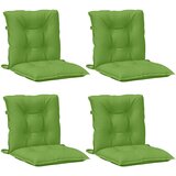  Jastuci za stolice 4 kom prošarano zelena 100x50x7 cm tkanina | shoptok.hr