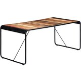  Blagovaonski stol od masivnog obnovljenog drva 180 x 90 x 76 cm | shoptok.hr