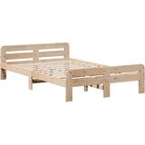 vidaXL Okvir kreveta bez madraca 120 x 190 cm od masivne borovine | shoptok.hr