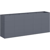 Maison Chic Cvetlični Lonec - Cvetlično korito Anthracite 200x40x80 cm Hladno valjano jeklo, (21788856) | Shoptok.si
