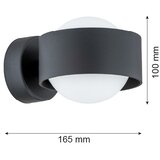  Argon 8059 - Zidna svetiljka MASSIMO PLUS 1xG9/6W/230V crna | Eponuda.com