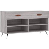  Klupa za cipele siva boja hrasta 102x35x55 cm konstruirano drvo | Eponuda.com