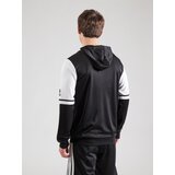 Adidas Športna jopa na zadrgo 'SQ25' črna / bela | Shoptok.si