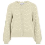 Vila Telovniki & Jope Cardigan Tuli L/S - Super Light Natural Melange Bež Cene